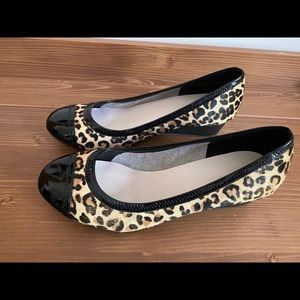 Cole Haan leopard wedge size 10